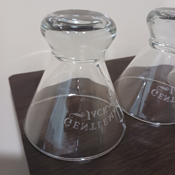 (4) Gentleman Jack Etched Jack Daniel's Whiskey Stemless Martini Glasses - Picture 13 of 15